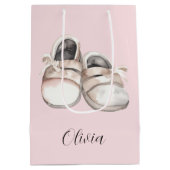 Sac Cadeau Moyen Chaussures pour bébé baby shower (Dos)