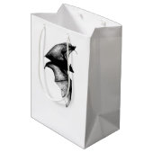 Sac Cadeau Moyen Chauve-souris gothique Vampire (Dos Angle)