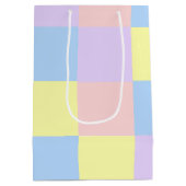 Sac Cadeau Moyen Checkers Pastel Spring (Dos)