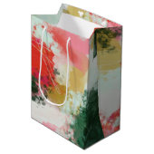 Sac Cadeau Moyen Cheer Abstrait (Devant Angle)