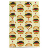Sac Cadeau Moyen Cheese Burger Cheeseburger BBQ Barbecue Cuisine (Devant)