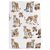 Sac Cadeau Moyen Cheetahs Floral (Dos)
