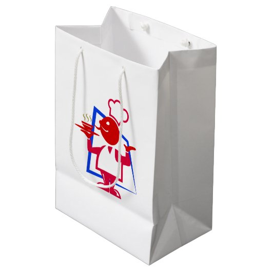 Sac Cadeau Moyen Chef (Devant Angle)