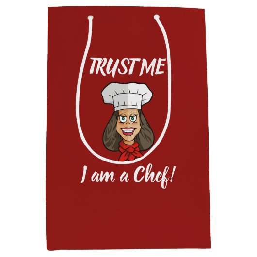 Sac Cadeau Moyen Chef femme (Devant)