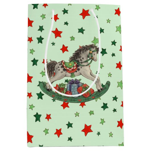 Sac Cadeau Moyen Cheval (Devant)