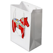 Sac Cadeau Moyen Cheval dalécarlien (Dos Angle)
