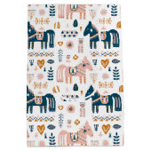 Sac Cadeau Moyen Cheval nordique du Folkart (Dos)