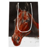 Sac Cadeau Moyen cheval sympathique (Dos)