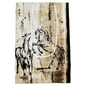 Sac Cadeau Moyen Chevaux d'élevage de l'art équin (Dos)