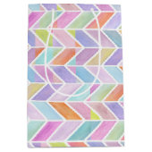 Sac Cadeau Moyen Chevron dans multi (Devant)