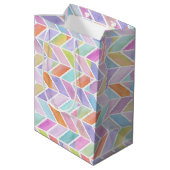 Sac Cadeau Moyen Chevron dans multi (Dos Angle)