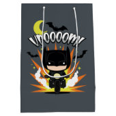 Sac Cadeau Moyen Chibi Batman Batcycle (Dos)