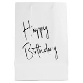 Sac Cadeau Moyen Chibi Petite Fille Avec Fleur Jaune (Dos)