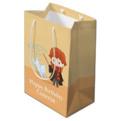 Sac Cadeau Moyen Chibi Ron Weasley Patronus (Dos Angle)