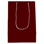 Sac Cadeau Moyen Chic Burgundy Bachelorette Party Personalized (Dos)