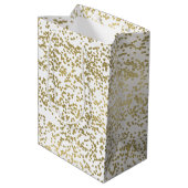 Sac Cadeau Moyen Chic Gold Confetti (Dos Angle)