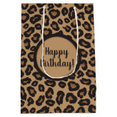 Sac Cadeau Moyen Chic Leopard Motif (Dos)