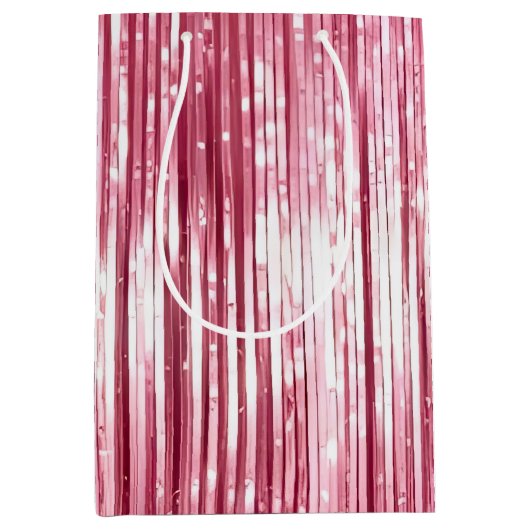 Sac Cadeau Moyen Chic rose Glitz (Devant)