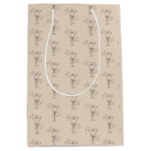 Sac Cadeau Moyen Chic tendance Espresso Martini Neutral Beige Brown (Devant)