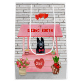 Sac Cadeau Moyen Chien berger allemand Valentine's Day Kissing Boot (Dos)