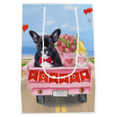 Sac Cadeau Moyen Chien de la Saint-Valentin (Dos)