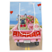 Sac Cadeau Moyen Chien de la Saint-Valentin (Dos)