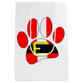 Sac Cadeau Moyen Chien de Noël (Dos)