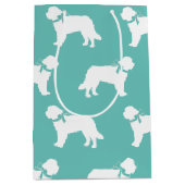 Sac Cadeau Moyen Chien de St. Bernard Puppy (Devant)