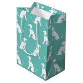 Sac Cadeau Moyen Chien Greyhound Chig Puppy (Dos Angle)