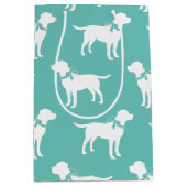 Sac Cadeau Moyen Chien Labrador Black Lab Puppy (Devant)