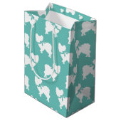 Sac Cadeau Moyen Chien papillon (Dos Angle)