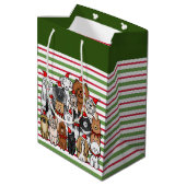 Sac Cadeau Moyen Chiens de groupe non sportifs (Dos Angle)