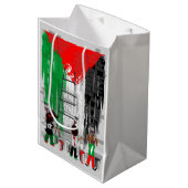 Sac Cadeau Moyen Children of Gaza Painting Palestine Flag (Devant Angle)
