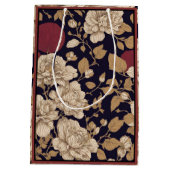 Sac Cadeau Moyen Chinoiserie Florals (Dos)