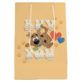 Sac Cadeau Moyen Chiot Scooby-Doo "Ruv You" (Dos)