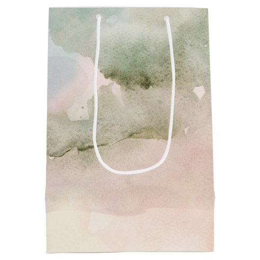 Sac Cadeau Moyen Chocolat chaud de Noël (Dos)