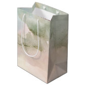 Sac Cadeau Moyen Chocolat chaud de Noël (Dos Angle)