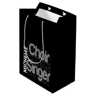 Sac Cadeau Moyen Choir Singer Extraordinaire CUSTOM