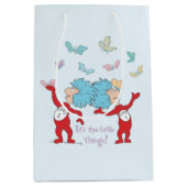 Sac Cadeau Moyen Chose Une Chose Deux C'est Les Petites Choses ! (Devant)