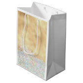 Sac Cadeau Moyen Christ le Sauveur est né Noël (Dos Angle)