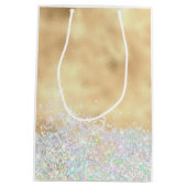 Sac Cadeau Moyen Christ le Sauveur est né Noël (Dos)