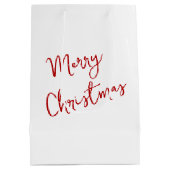 Sac Cadeau Moyen Christmas Candy Canes Tied with a Bow (Dos)