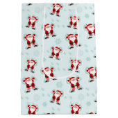 Sac Cadeau Moyen Christmas Elements Santa Claus (Dos)