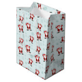 Sac Cadeau Moyen Christmas Elements Santa Claus (Dos Angle)