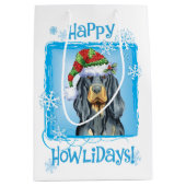 Sac Cadeau Moyen Christmas Gordon Setter (Devant)