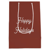 Sac Cadeau Moyen Christmas Hereford Cow and Calf (Dos)