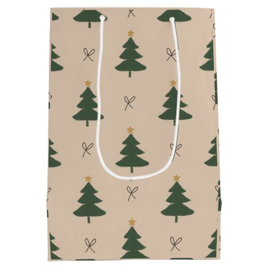 Sac Cadeau Moyen Christmas tree (Dos)