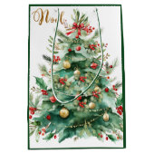 Sac Cadeau Moyen Christmas Tree Gift Bag (Devant)