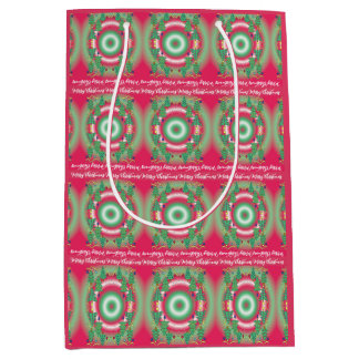 Sac Cadeau Moyen Christmas Trees Gift Bag