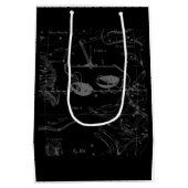 Sac Cadeau Moyen Chrome Style Libra Zodiac Connexion Hevelius (Dos)